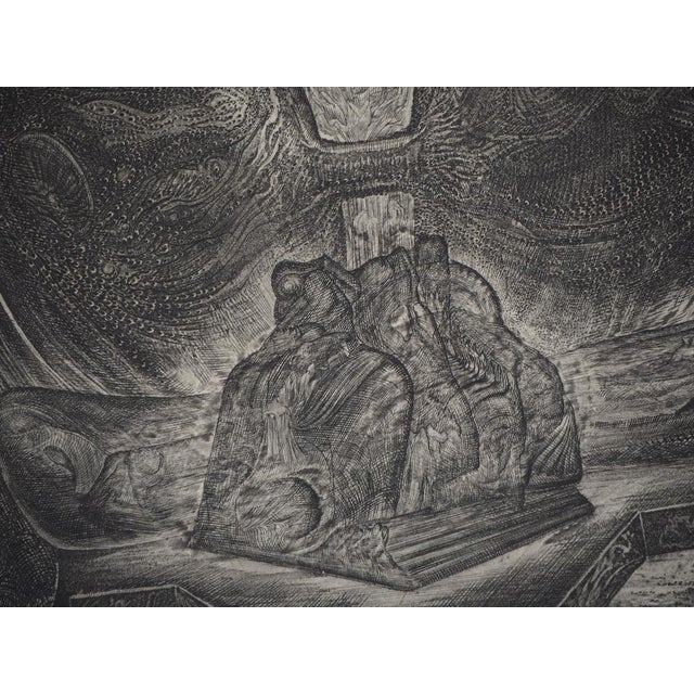 Yves Doaré, Homage to Paolo Veueziano, Original Etching For Sale - Image 4 of 9