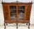 Antique Walnut China Cabinet Chippendale by Royal Furniture Co For Sale - Image 12 of 15