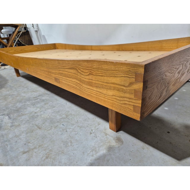 Wood Mid-Century Modern Daybed with Wood Work, 1970s For Sale - Image 7 of 8