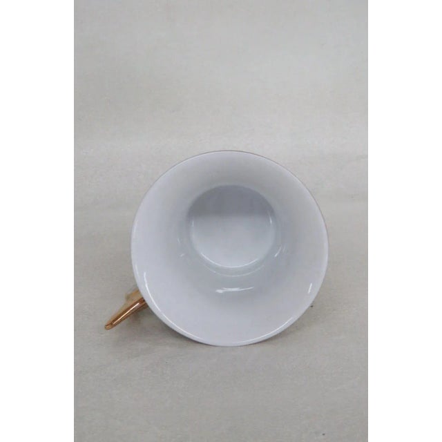 Classic Coffee and Tea Butterfly Espresso Tea Cups and Saucers Set of