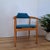 Wood Oak and Wool Armchair, Denmark, 1960s For Sale - Image 7 of 7