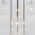 Gold Cluster 13 Mix Polished Nickel Hanging Lamp by Schwung For Sale - Image 8 of 14