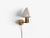 Cream Hans-Agne Jakobsson, Wall Sconce, Brass, Opaline Glass, Sweden, 1960s For Sale - Image 8 of 12
