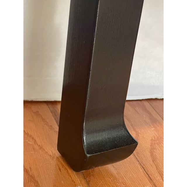 Hollywood Regency Black Lacquer, Gold Design Ming Style Coffee Table For Sale - Image 10 of 12