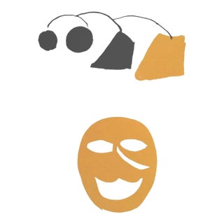 Calder Lithograph Dm21221 Derriere Le Miroir 1976 For Sale