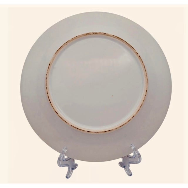 Ceramic Antique Chinese Export Porcelain Dinner Plates, American Eagle Great Seal, Set of 6, Circa 1900 For Sale - Image 7 of 17