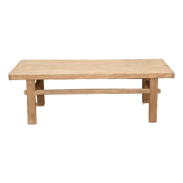 Rustic Elegant Reclaimed Wood Coffee Table For Sale