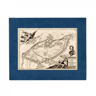 Charles XII Plan of Narva and Ivangorod During the Northern War For Sale