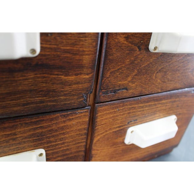 Czechoslovak Industrial Bank Drawer Cabinet, 1940s For Sale - Image 13 of 18