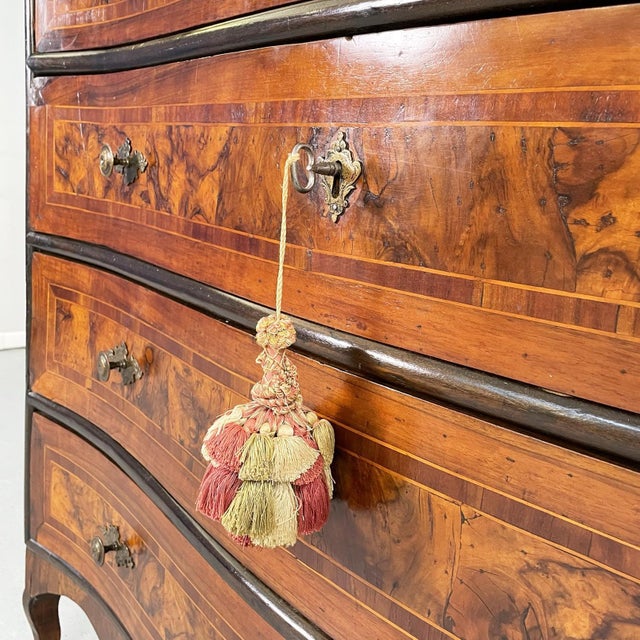 Italian Baroque Wood and Metal Chests of Drawers, 1730s For Sale - Image 14 of 18