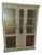 Vintage 1960s Painted Mediterranean Style Display Cabinet & Armoire For Sale