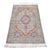 1980s Vintage Sino-Persian Hereke Silk 3x5 White Ivory, Red & Purple Handmade Area Rug #1144265 For Sale - Image 5 of 16
