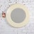 Late 20th Century Modern Wall Mirror W/Round Off White Plastic Frame For Sale - Image 18 of 18