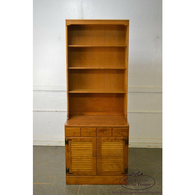 Ethan Allen Custom Room Plan Base Bookcase Hutch Chairish