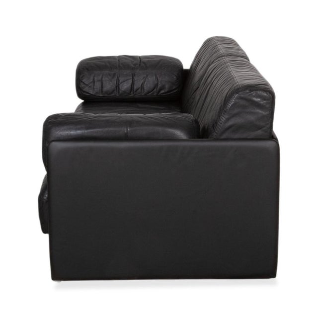 Leather DS-78 Two-Seater Sofa with Manual Sleeping Function from de Sede For Sale - Image 12 of 13