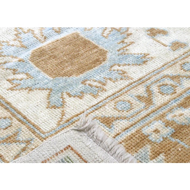 Contemporary Turkish Oushak Rug For Sale - Image 4 of 7
