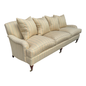 1990s George Smith Style Standard Arm Sofa