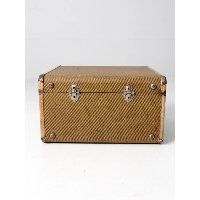 Vintage Square Suitcase Chairish