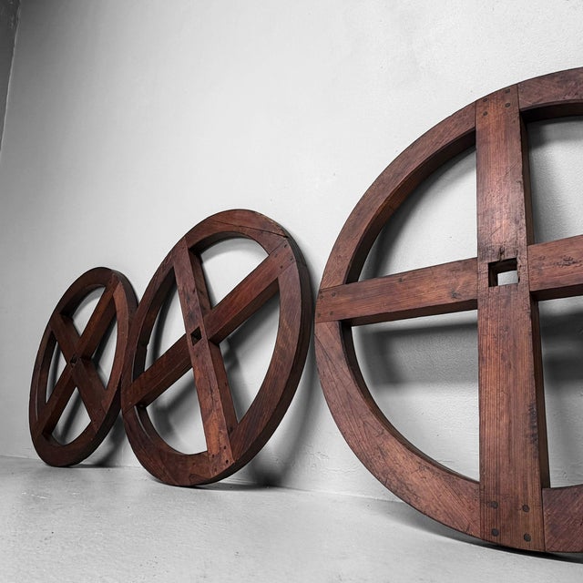 Japanese Wooden Itomaki Winding Wheel, 1920s For Sale - Image 18 of 18