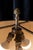 1970s Gilt and Silver Bronze Pineapple Table Lamp attributed to Maison Charles, France, 1960s-1970s For Sale - Image 5 of 14