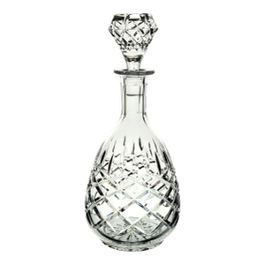 Late 20th Century Rogaska Crystal Hamilton Lead Crystal Decanter With Stopper