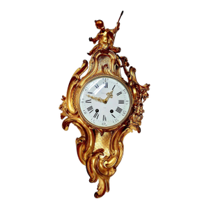 A French Louis XV-style Cartel Wall Clock Retailed by Tiffany & Co.