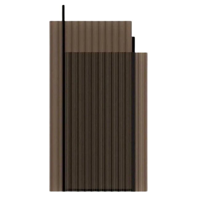 Small Smokey Glass Vase For Sale