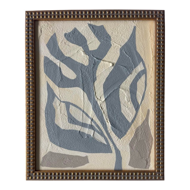 2026 "Gazza Ladra" Contemporary Abstract Botanical Painting on Canvas by Artist r.k. Red For Sale