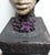 Large Brutalist Bust Sculpture with Amethyst by Marc D'haenens, 1970s For Sale - Image 4 of 17