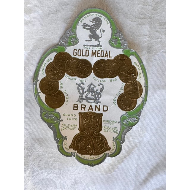 Made in Ireland Mid-Century Fine Damask Napkins - Set of 6 + 1 For Sale - Image 4 of 17