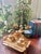 This is a mid-20th century decorative brass balance scale, probably Italian, dating roughly 1950s–1970s. The hand-painted...