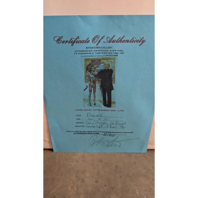 Red 1990s German Artist Peter Robert Keil Flowers For Sale - Image 8 of 12