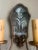 1910s Etched Mirror and Crystal Brass Sconces With Paint - a Pair For Sale In Los Angeles - Image 6 of 10