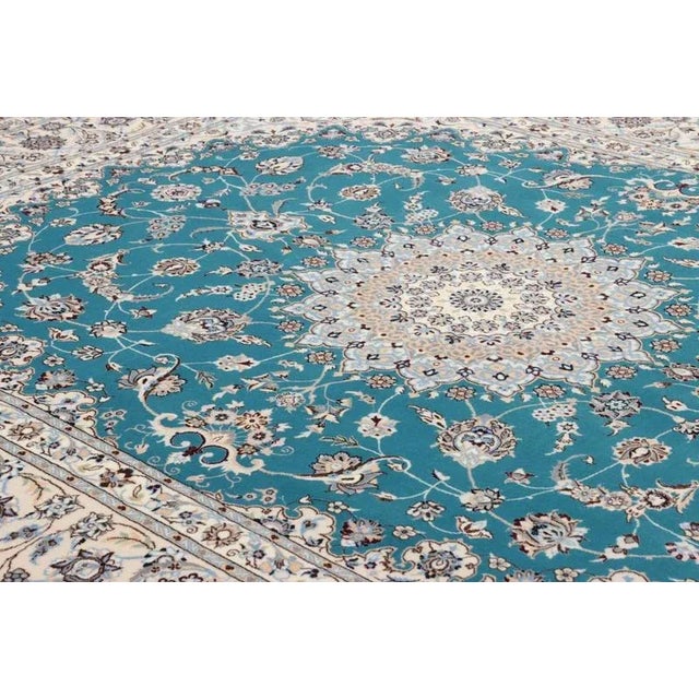 Textile Nain Hand-Knotted Rug For Sale - Image 7 of 11