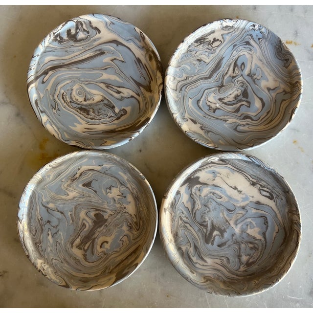2020s Hand Made French Artisanal Pottery Catchall / Coaster For Sale - Image 5 of 7