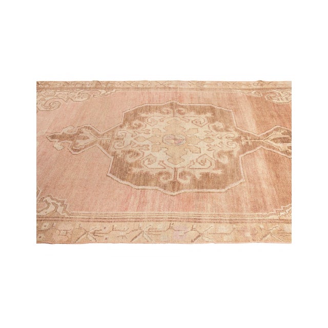 Washed Out Vintage Turkish Kars Rug - 5`10" X 10`6" For Sale - Image 4 of 6