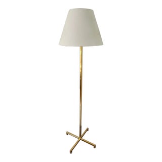 Hansen T. H. Robsjohn-Gibbings New York Solid Brass Floor Lamp - Excellent For Sale