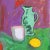 Purple Still Life With Lemons and a Green Jug' by Anthony McNaught, 2019; California Post-Impressionist Oil For Sale - Image 8 of 10