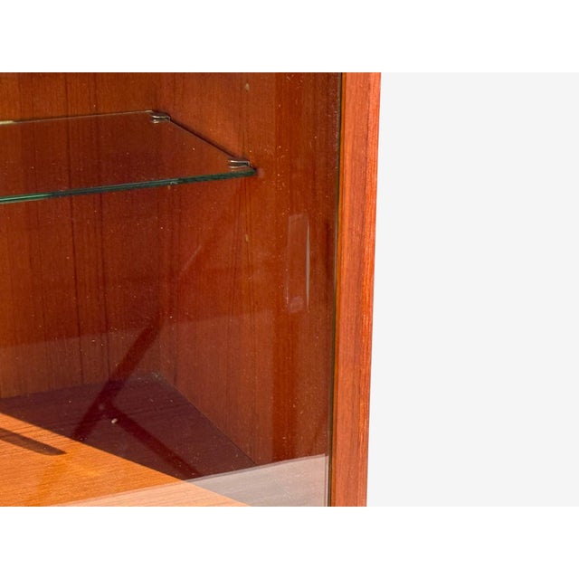 Scandinavian Mid-Century Modern, Wall Mounted Bookshelf, Teak, Norway, 1967 For Sale - Image 9 of 9