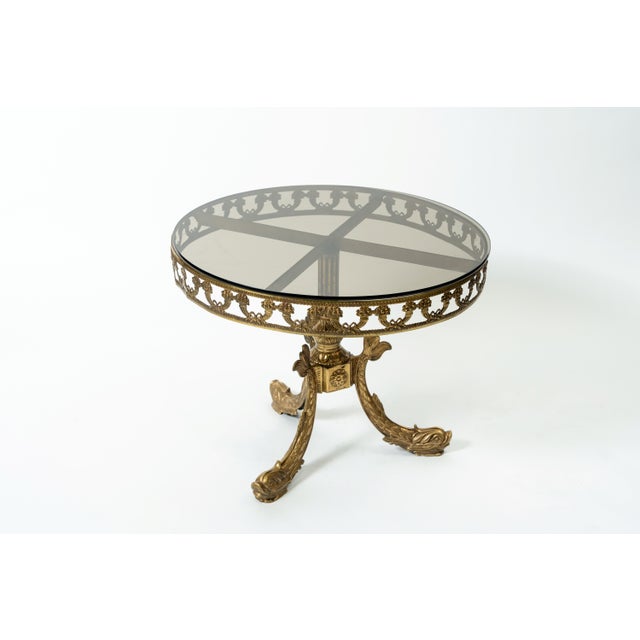 Hollywood Regency Hollywood Regency Koi Brass Coffee Table, 1970s For Sale - Image 3 of 9