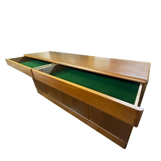 Wood Midcentury Danish Modern Teak Credenza Sideboard For Sale - Image 7 of 9