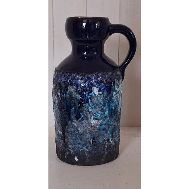 1970s Vintage German Ceramic Vase, 1970s For Sale - Image 5 of 5