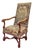 Neo-Renaissance Louis XIII Armchair with Tapestry For Sale