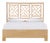 Chippendale Standard Bed Double - Natural For Sale