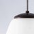 Black Vintage Mouth Blown Splayed Button Opaline Pendant Lamp, 1950s For Sale - Image 8 of 17