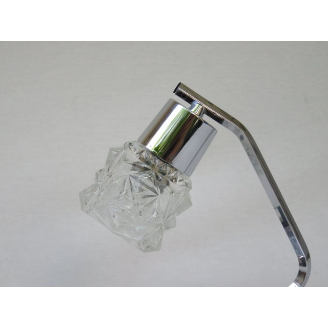 Chrome-Plated and Clear Bubble Glass Table Lamps from Richard Essig, 1960s, Set of 2 For Sale - Image 12 of 18