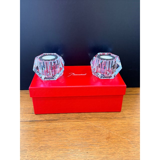 2020s Pair of Baccarat Louxor Votives For Sale - Image 5 of 7
