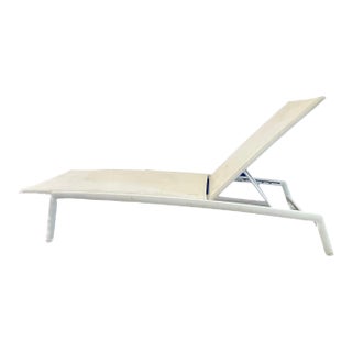 Vintage Pool Outdoor Chaise Lounge Chair For Sale