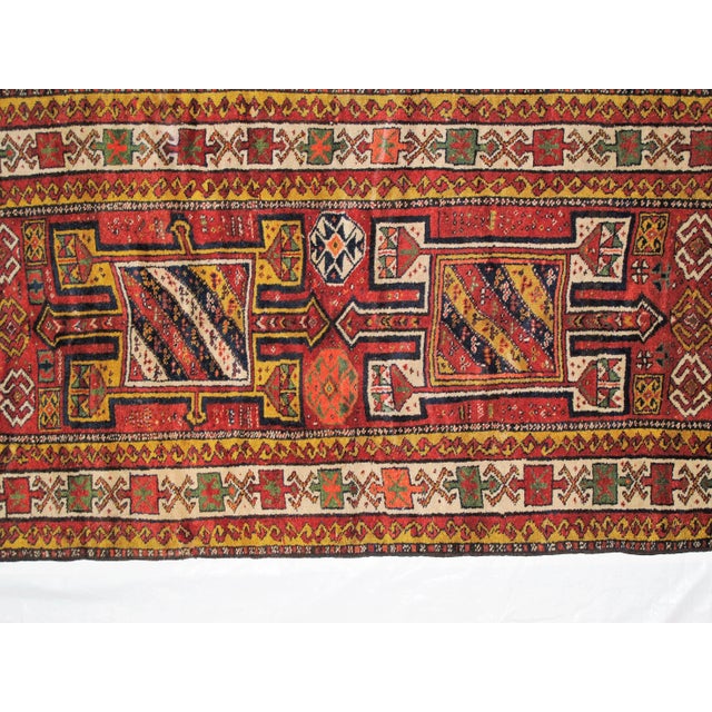 Persian 1910s Persian Tribal Rug - 4'3" X 8'8" For Sale - Image 3 of 6