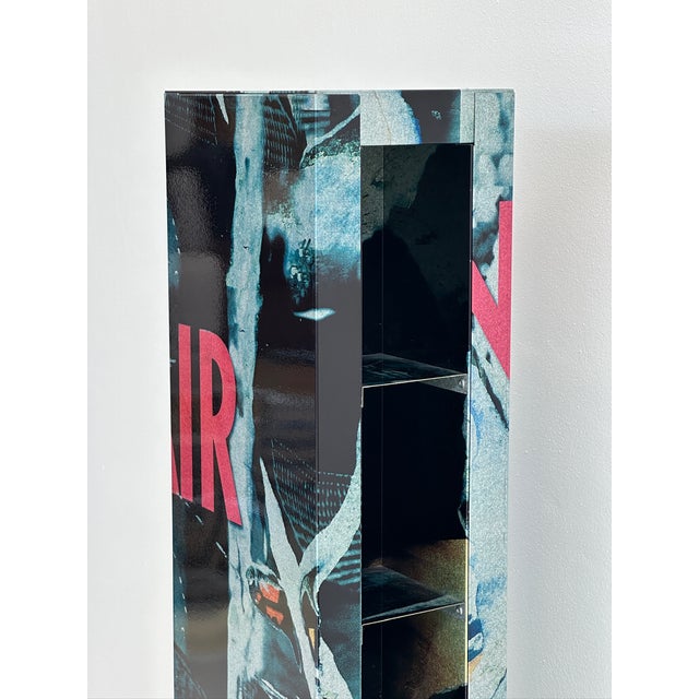 Mid-Century Modern Bookcase by Mimmo Rotella and Zero Disegno Marco Ferreri, 2000s For Sale - Image 3 of 8